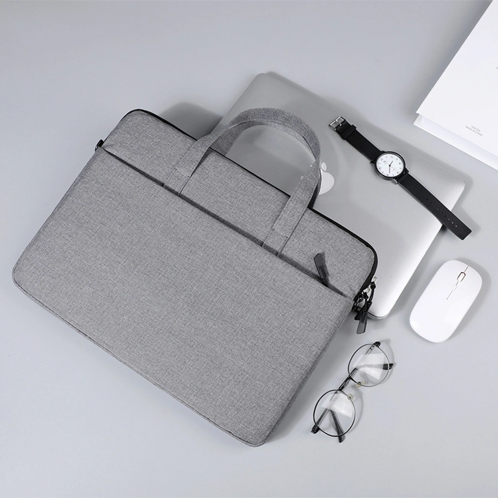 Slim laptop bag 15.6“ Gray