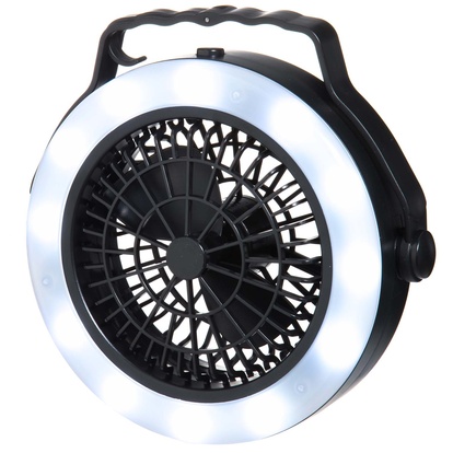 Camping Lampa med Fläkt