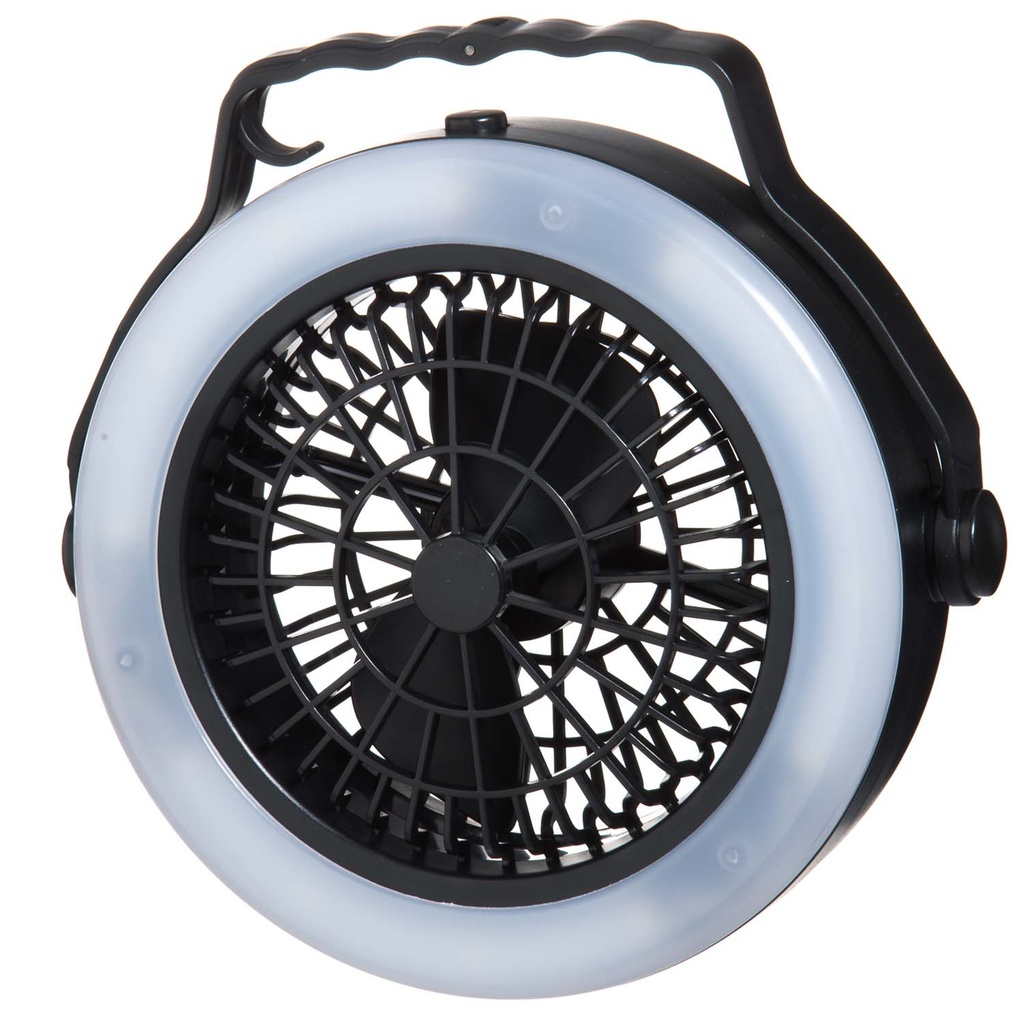 Camping Lampa med Fläkt