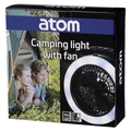 Camping Lampa med Fläkt