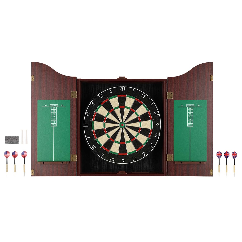 Dartset med skåp