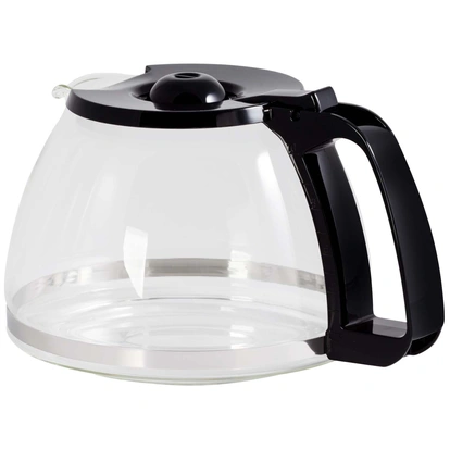 Glass Jug LOOK IV, Black