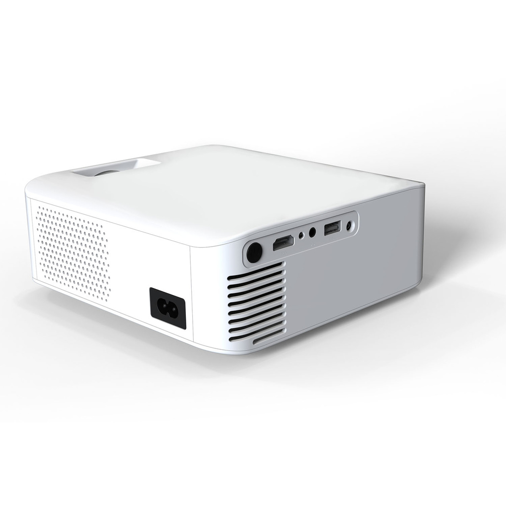 Projektor 4K 45"-180" 400 ANSI lumen HDMI USB Bluetooth Vit