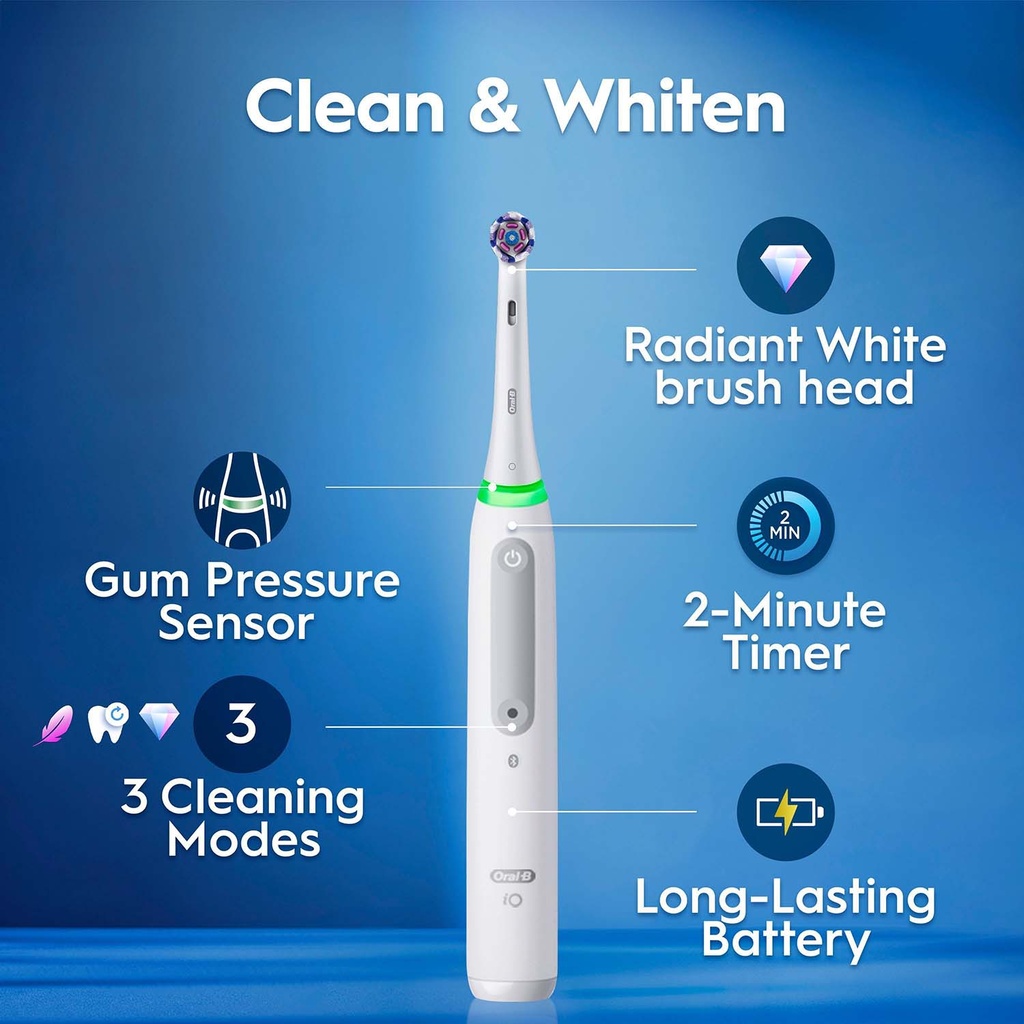 Eltandborste iO3 Quite White (Whitening Edition)