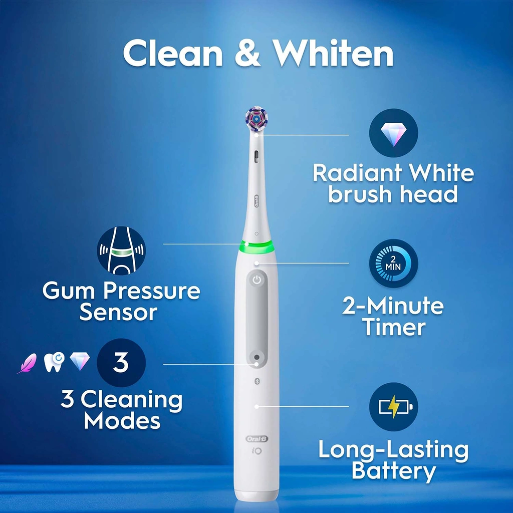 Eltandborste iO3 Quite White (Whitening Edition)