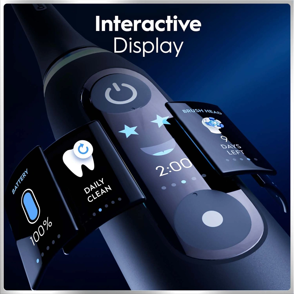 Eltandborste iO6 Black Lava, 1 Extra Refill