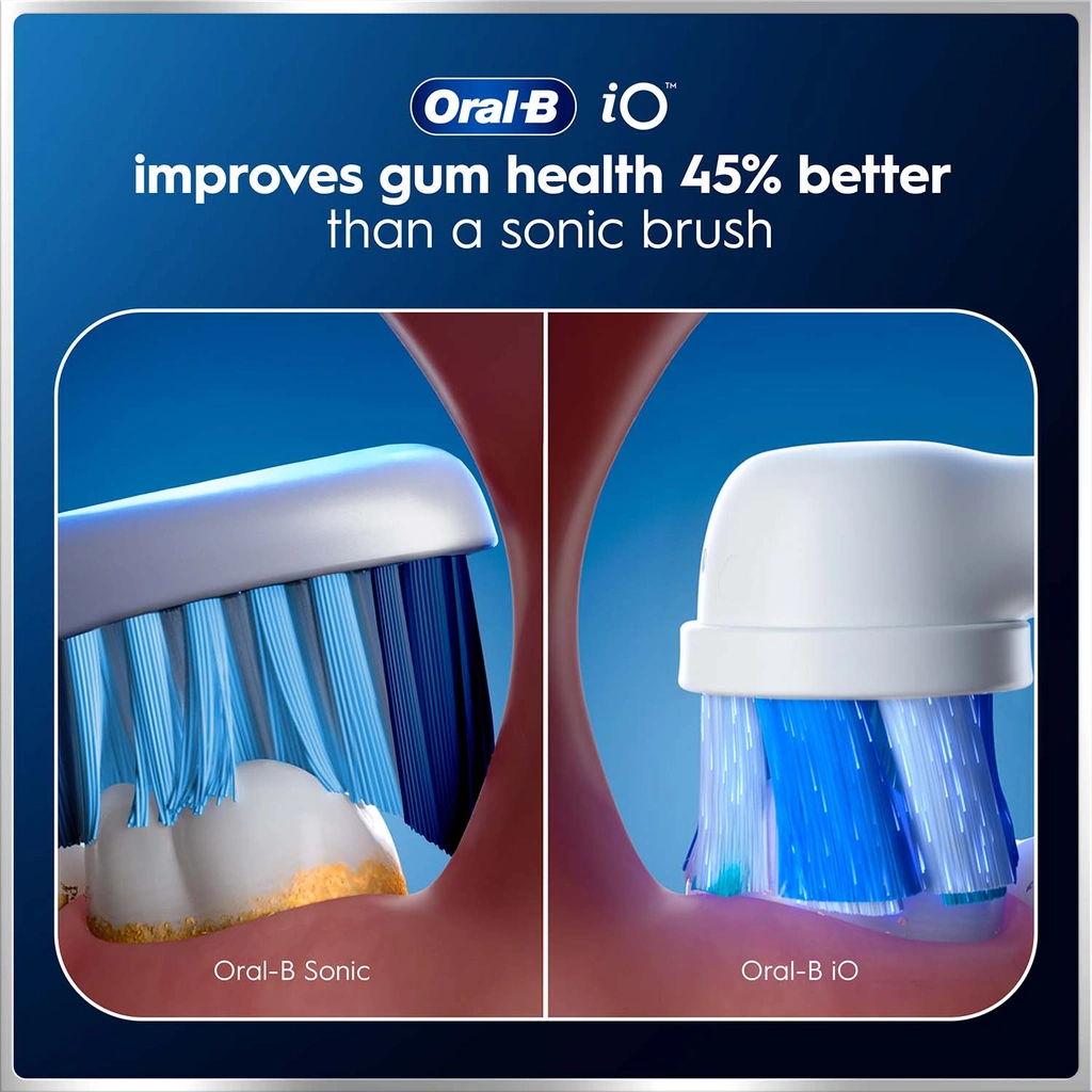 Eltandborste iO6 Grey Opal, 1 Extra Refill