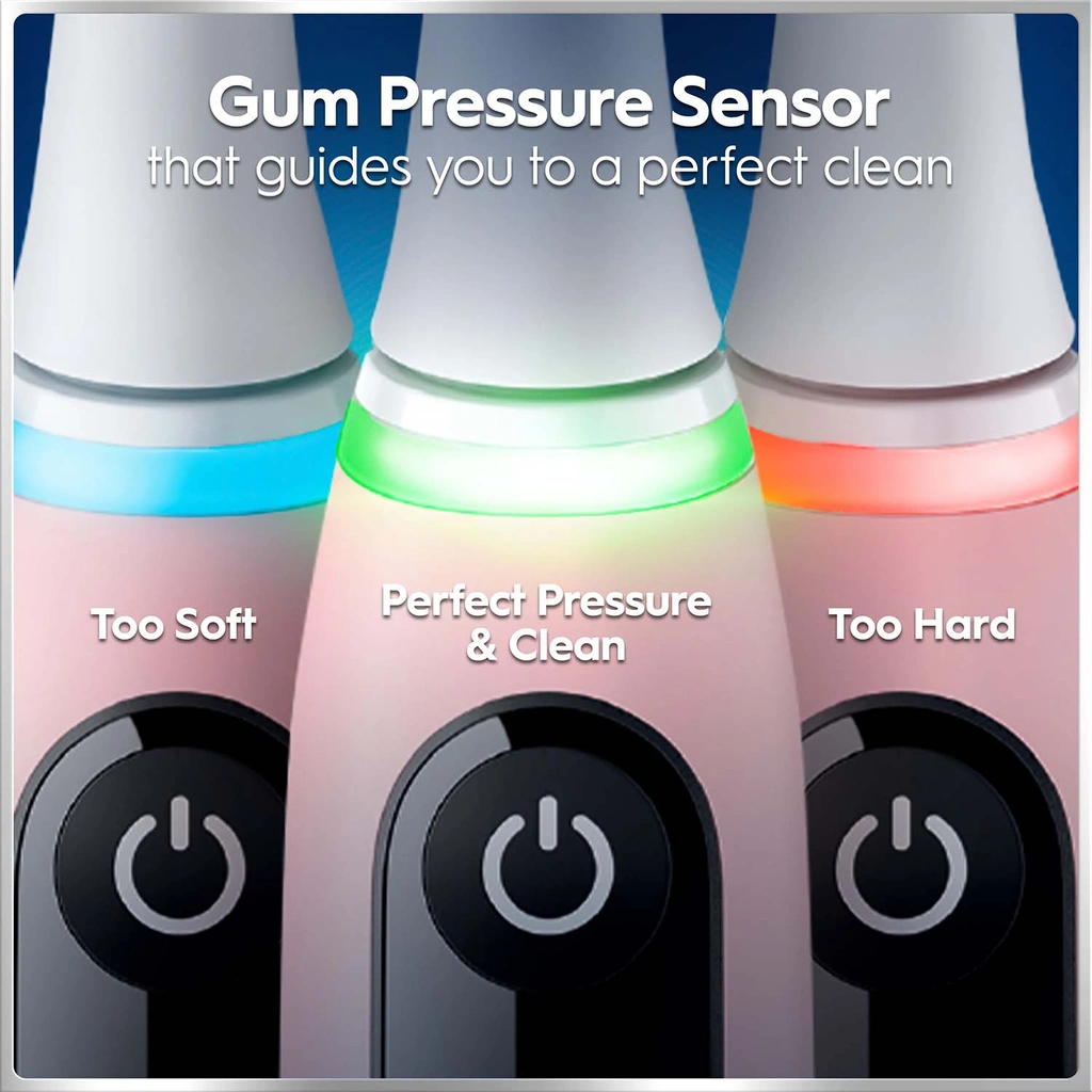 Eltandborste iO6 Series Pink Sand Sensitive, 1 Extra Refill