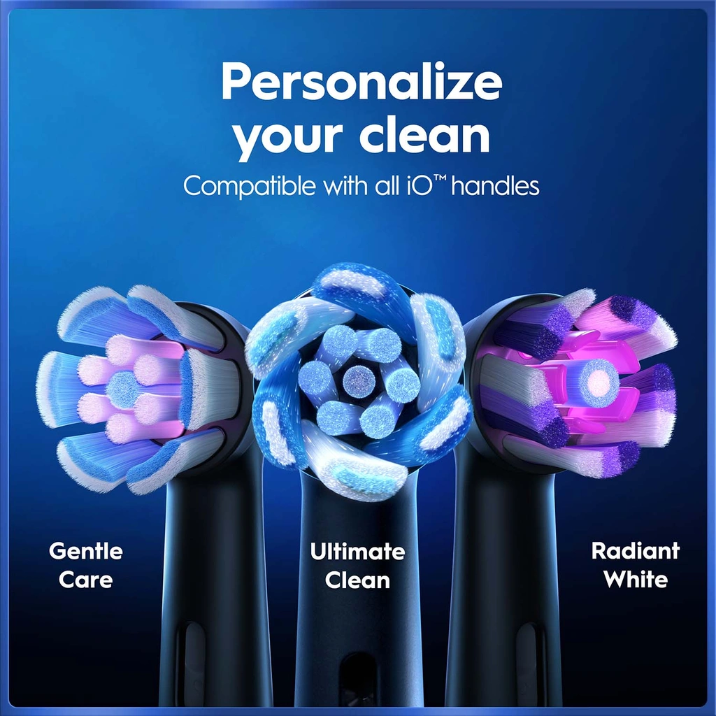 Eltandborste iO5 Matt Black Travel Case Ref Holder