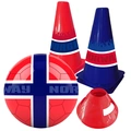 Fotbollsset NORGE - Boll och Koner