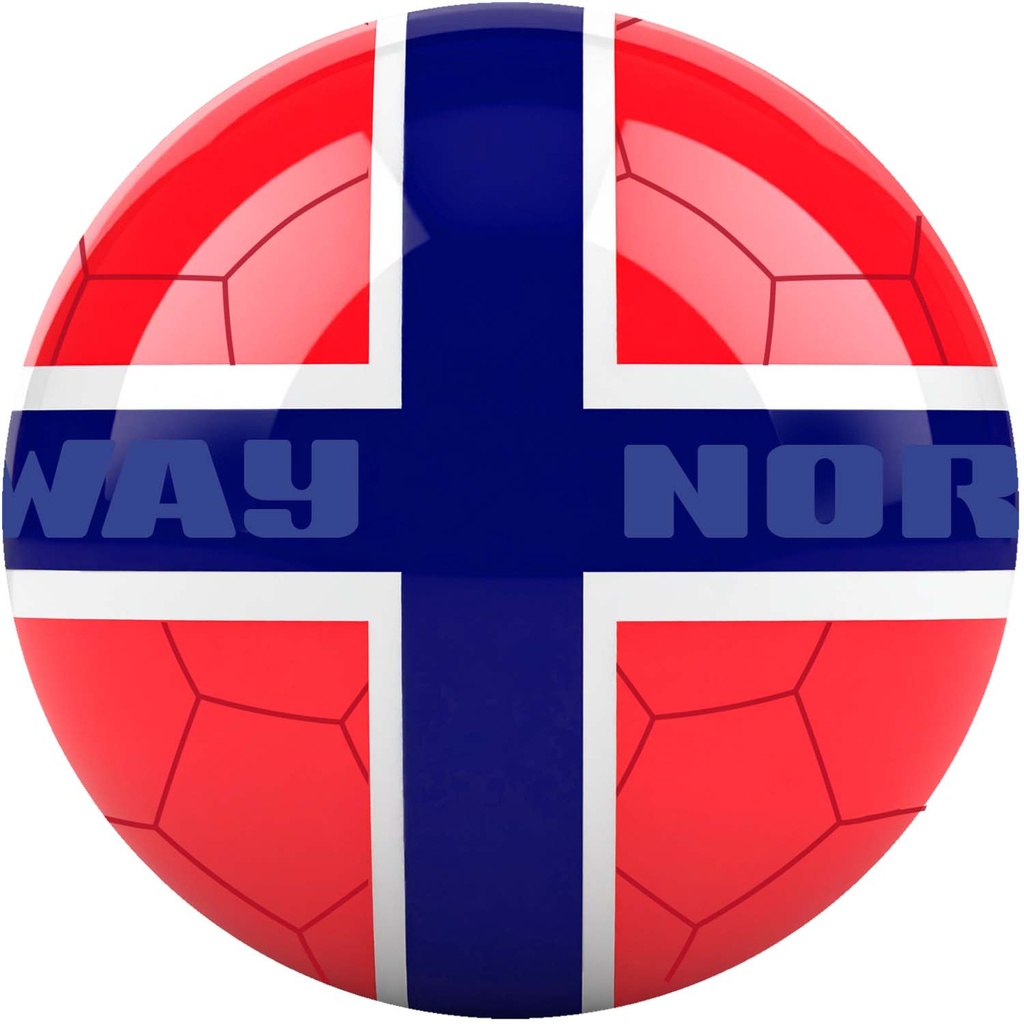 Fotbollsset NORGE - Boll och Koner