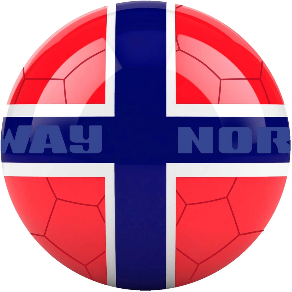 Fotbollsset NORGE - Boll och Koner