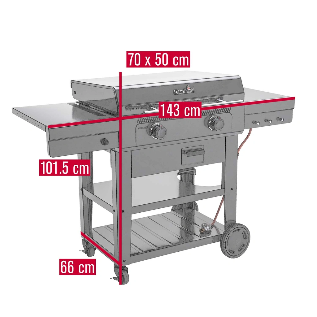 Grilltable VersaTile 70X50cm 