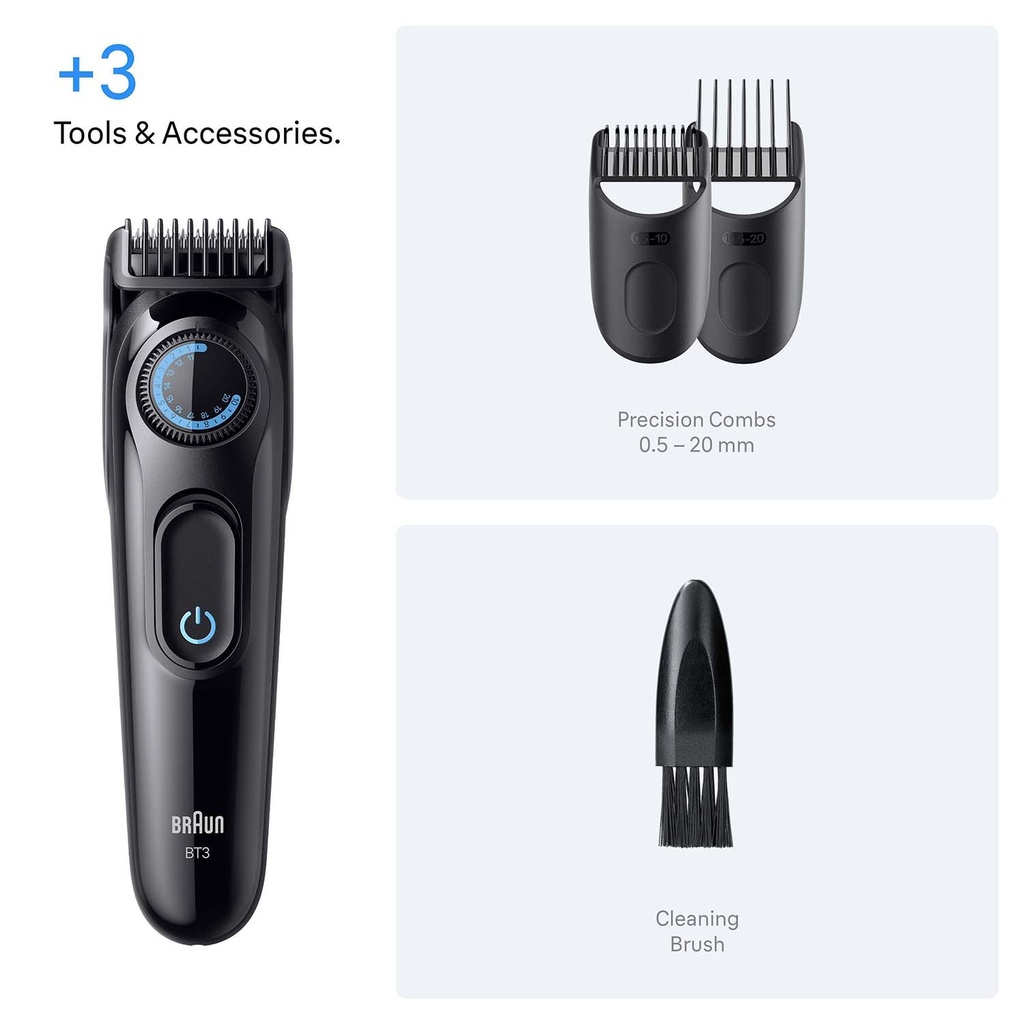Skäggtrimmer BT3520 +3 stylingtillbehör