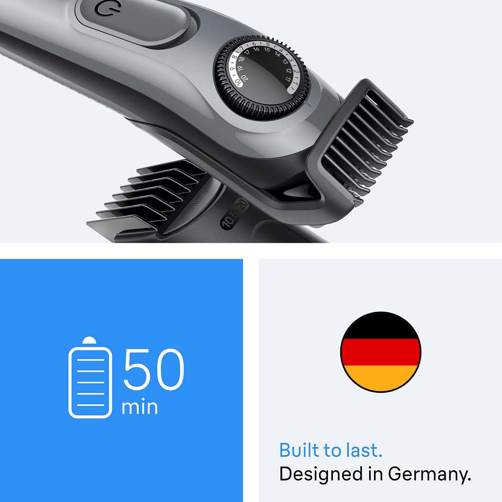 Skäggtrimmer BT 3560 +5 stylingtillbehör