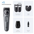 Skäggtrimmer BT 3560 +5 stylingtillbehör