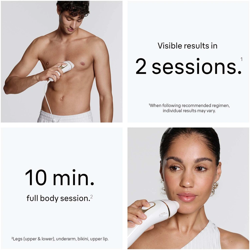 IPL Silk·expert Pro 5, Hårborttagning Hemma, 2 huvuden, PL5210