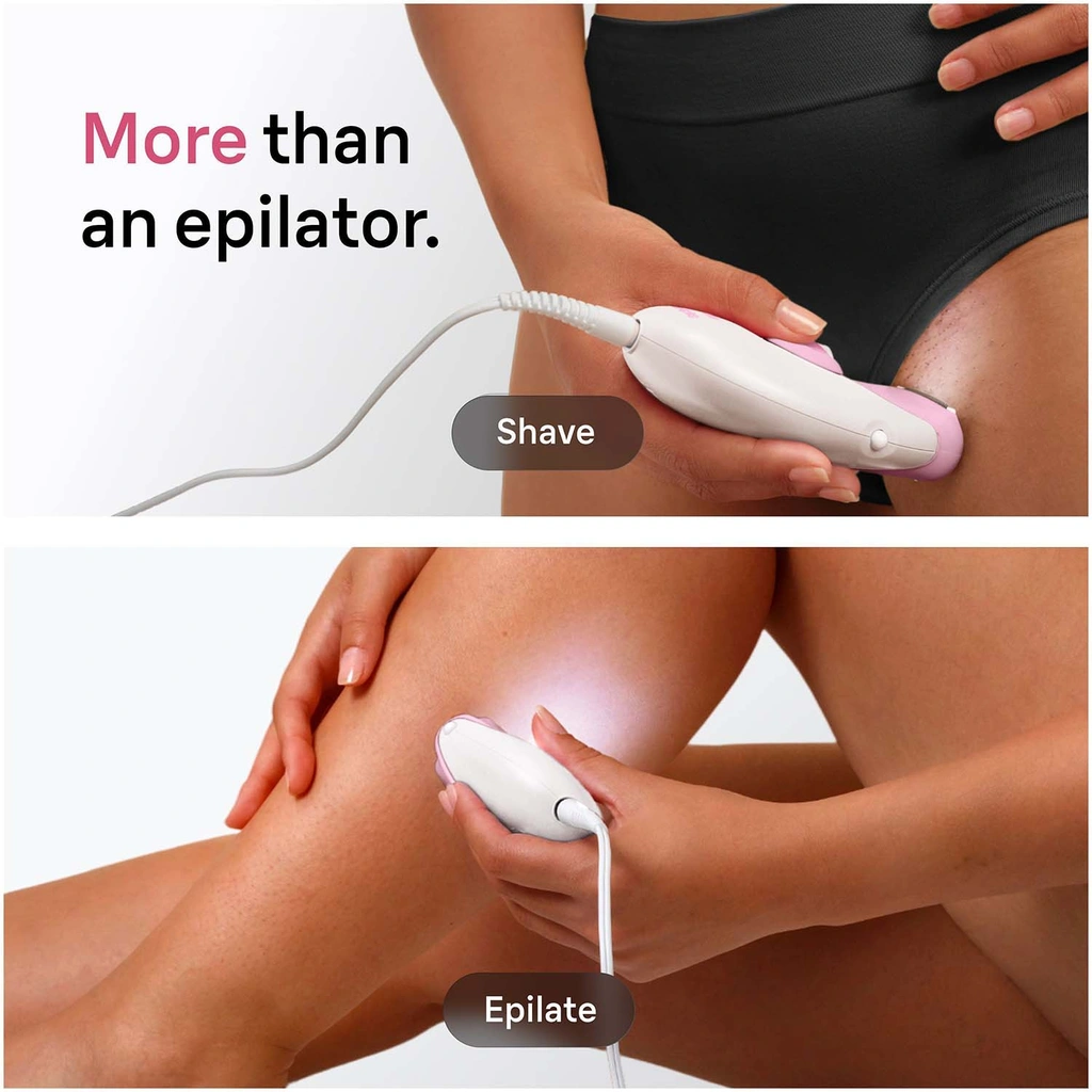 Epilator Silk·épil 3, Epilator med sladd, Långvarigt Slät Hud, 3-000, Rosa