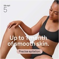 Epilator Silk·épil 5, Wet & Dry, Enkel Hårborttagning, Långvarigt Slät Hud, 5-011, Flamingo
