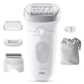 Epilator Silk·épil 7, Wet & Dry, Långvarigt Slät Hud, 7-041, Silver