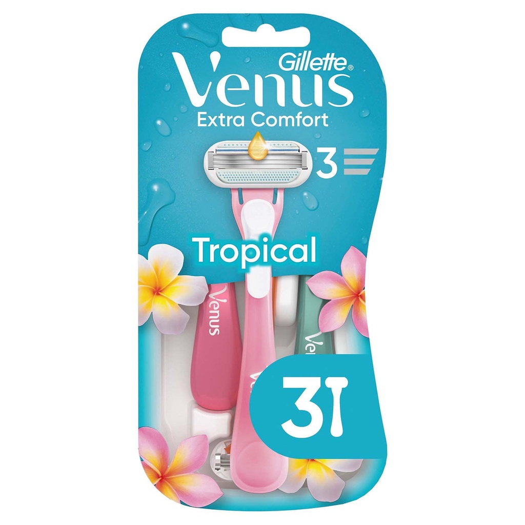 Engångsrakhyvlar Extra Comfort Tropical Disposable 3st