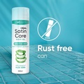 Rakgel Satin Care för Kvinnor med en touch av Aloe Vera för Känslig Hud, 200ml