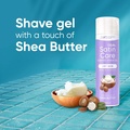 Rakgel Satin Care för Kvinnor med en touch av Sheasmör för Torr Hud, 200ml