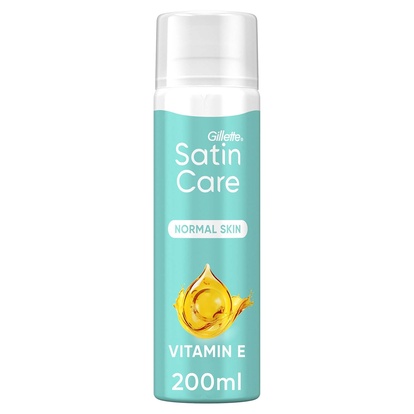 Rakgel Satin Care för Kvinnor med en touch av E-vitamin för Normal Hud, 200ml