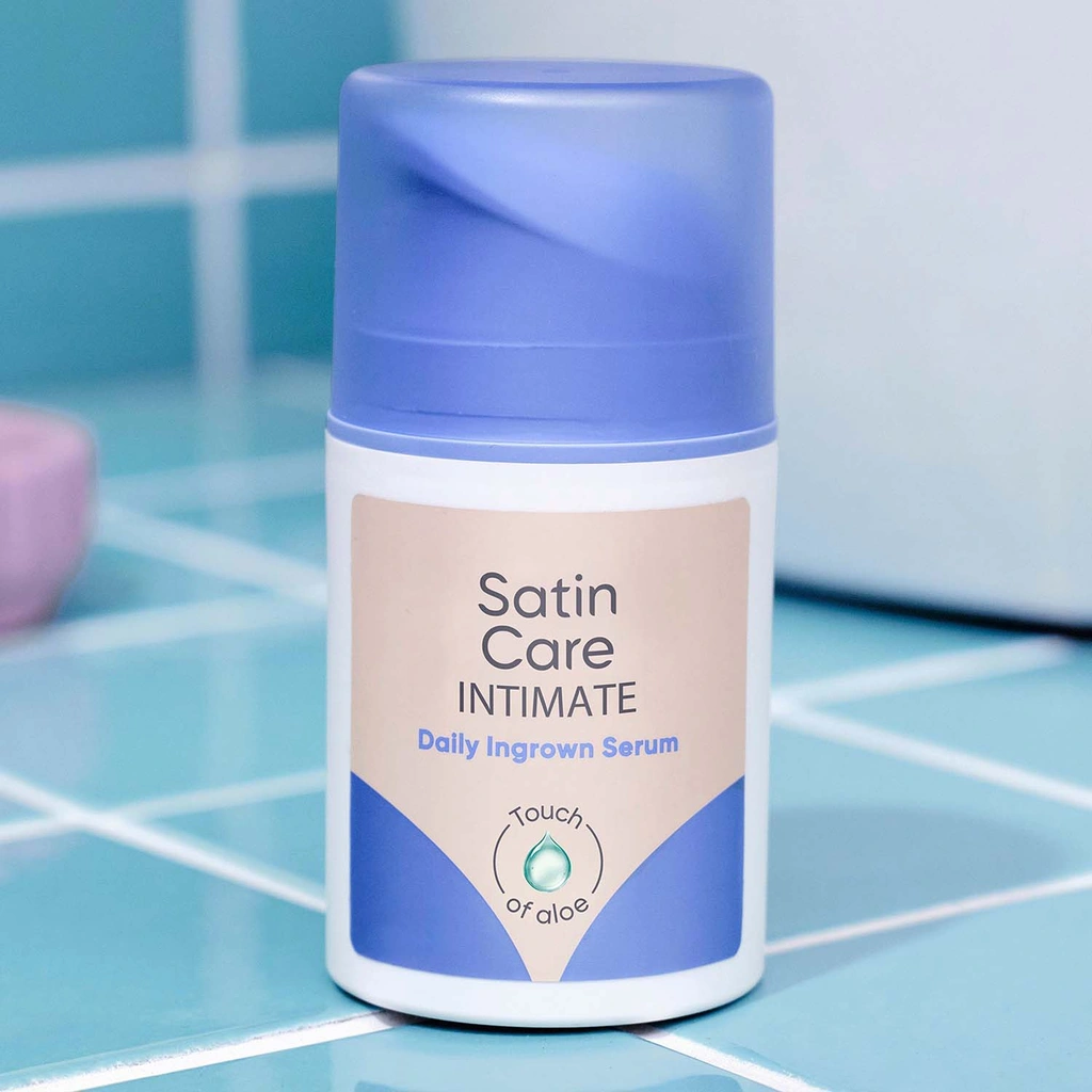Satin Care Intimate Dagligt Serum för Inåtväxande Hår i Intimområdet, 50 ml