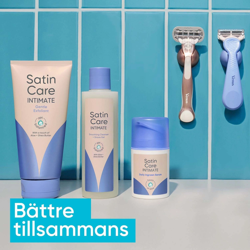 Satin Care Intimate Dagligt Serum för Inåtväxande Hår i Intimområdet, 50 ml