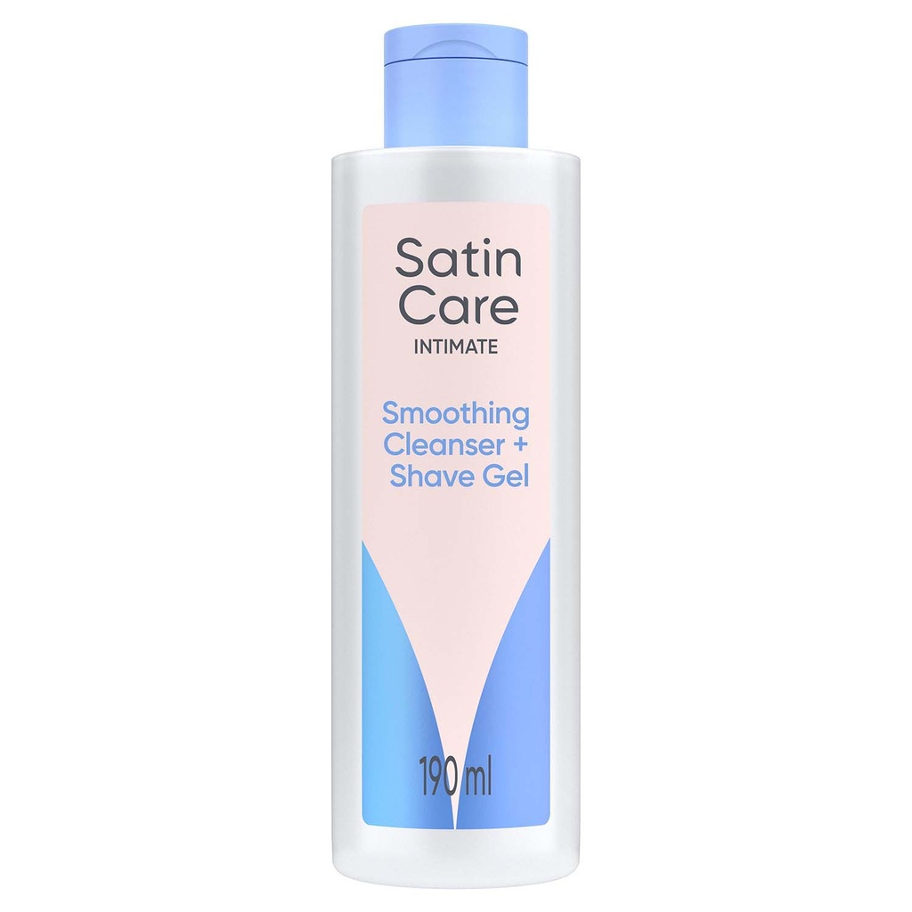 Satin Care Intimate Hair & Skin Cleanser + Shave Gel 190ML 