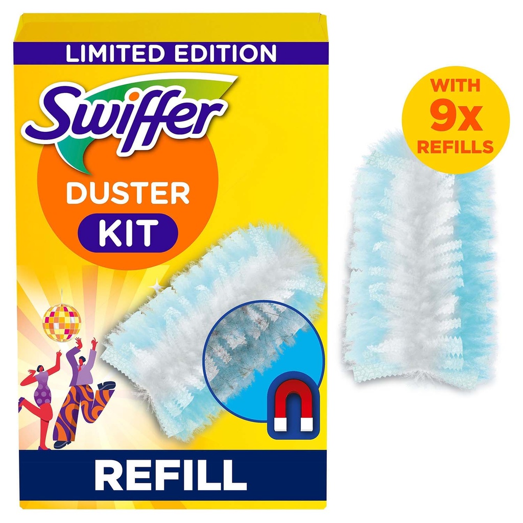 Dammvippa refiller 9st "Dance away the dust" 