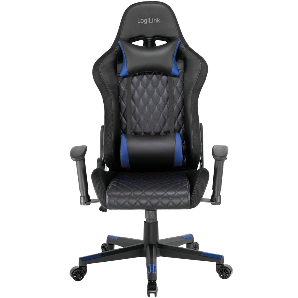 Gamingstol RGB Svart/Blå