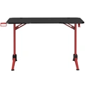 Gamingskrivbord 120x60 cm RGB Svart/Röd