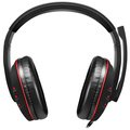 Gamingheadset USB Svart/Röd