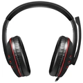 Gamingheadset USB Svart/Röd