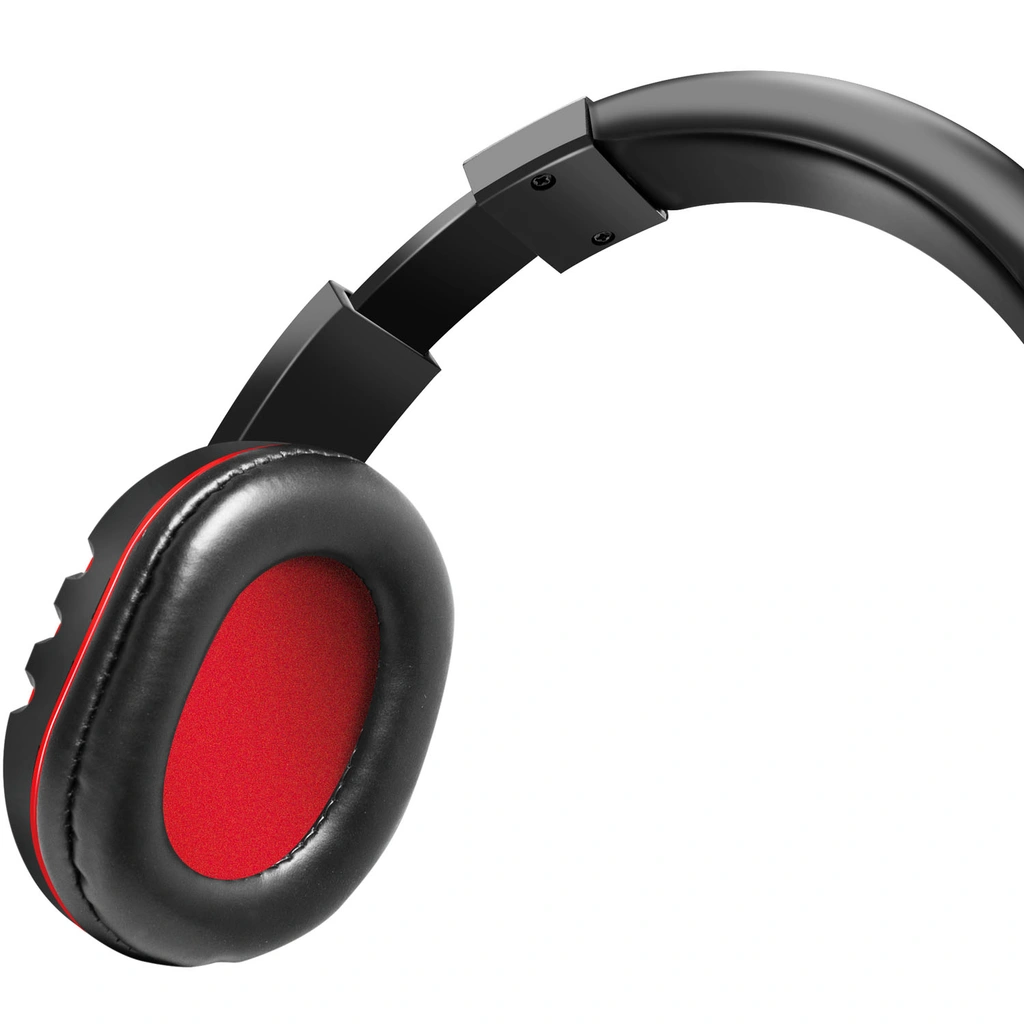 Gamingheadset USB Svart/Röd