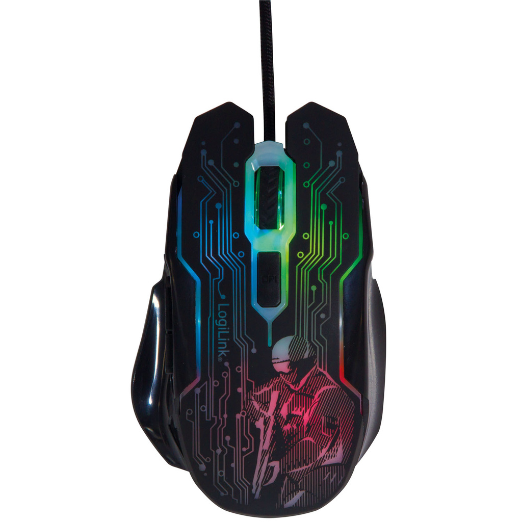Gamingmus USB 6-knappar 2400 dpi