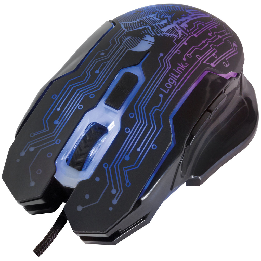 Gamingmus USB 6-knappar 2400 dpi