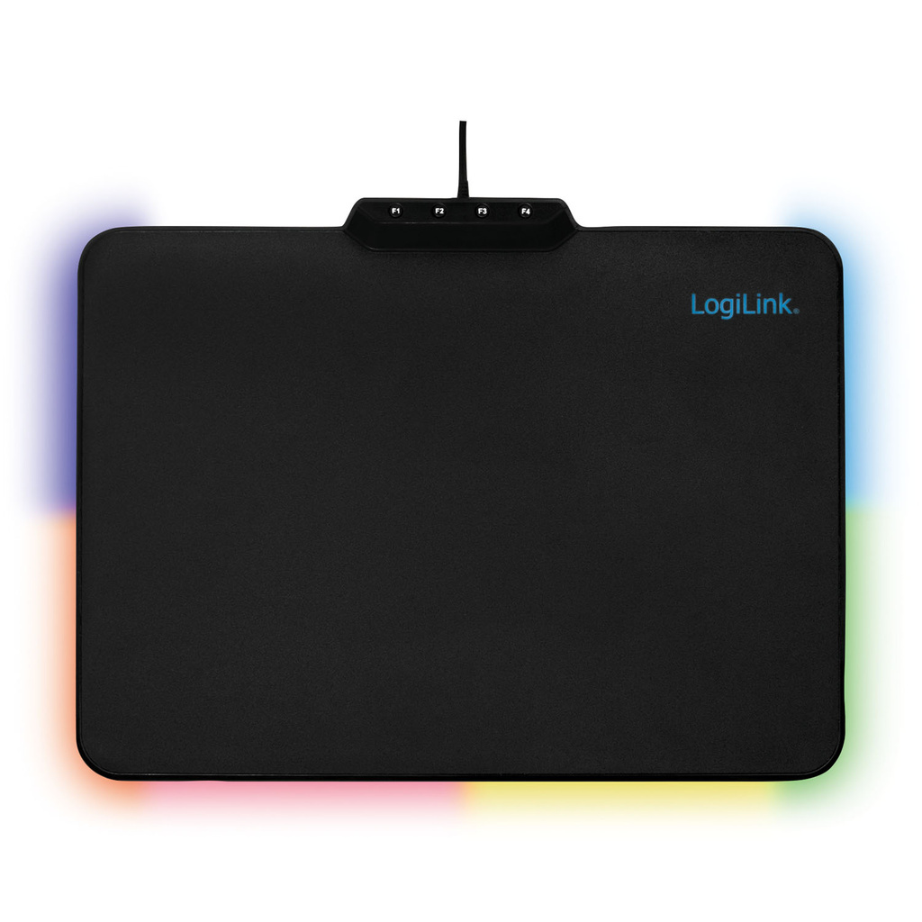 Gamingmusmatta RGB 360x270mm Svart