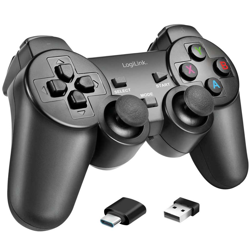 Gamepad Trådlös 2,4 GHz Svart