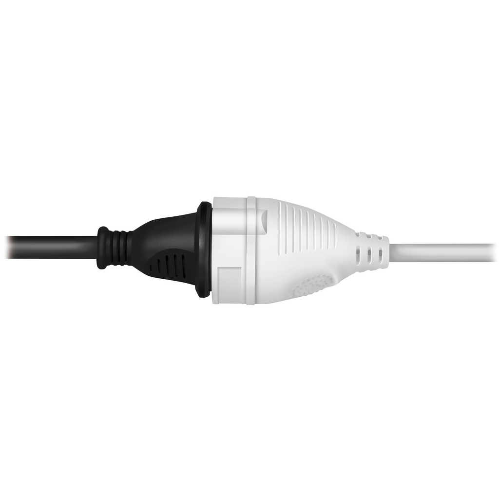 Power cord extension White 5 m