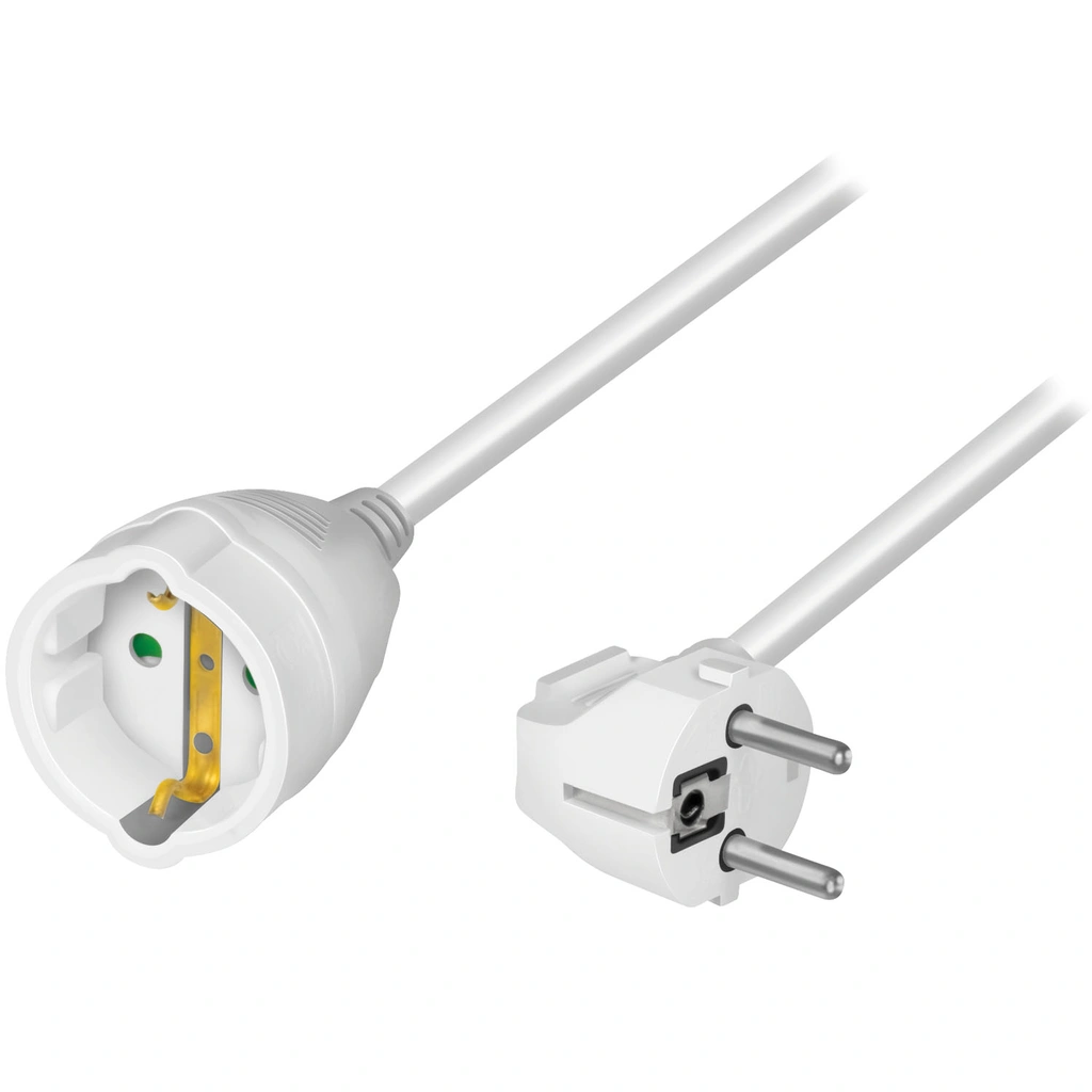 Power cord extension White 10 m