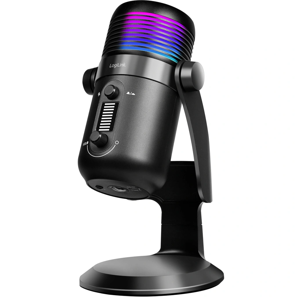 Mikrofon USB Riktad NRC RGB Svart