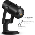 Mikrofon USB Riktad NRC RGB Svart
