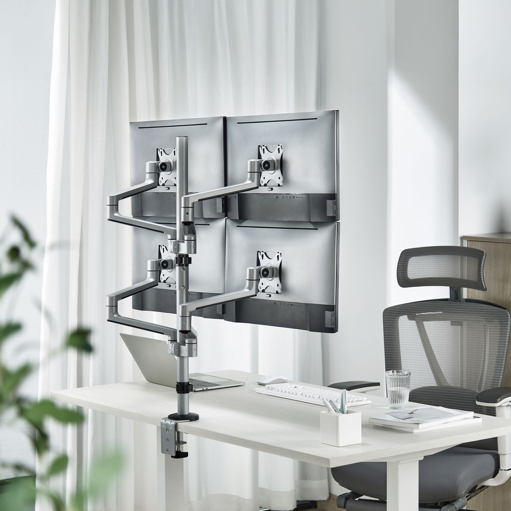 Monitorfäste Quad 17-32" Aluminium