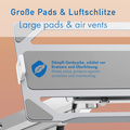 Laptophållare 11,6-17,3" för monitorarm Aluminium