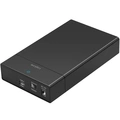 Hard Drive Enclosure 2.5"/3,5" SATA USB-C 5 Gbit/s Screwless Design Black