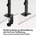 Monitorfäste 17-32" 202mm Mellan Svart