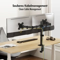 Monitorfäste Dubbel 17-32" 376mm Svart